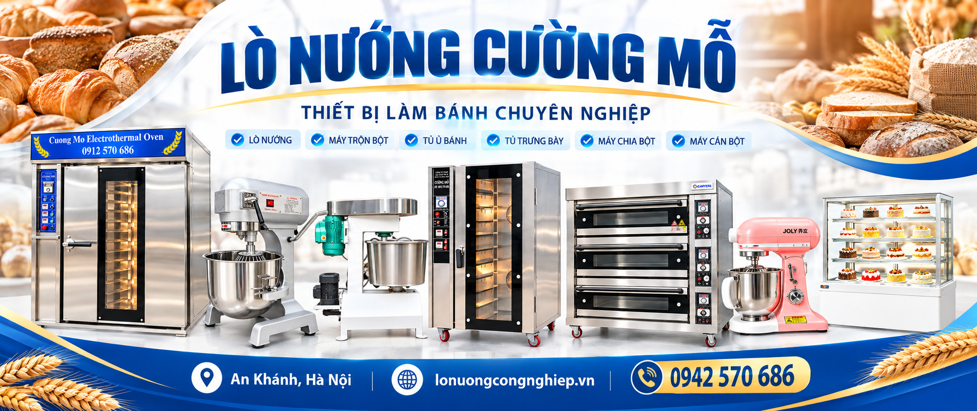 Thiết bị làm bánh chính hãng